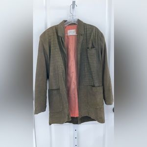 Barthe Leather Jacket Vintage Faux Snakeskin.
Size 10.